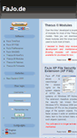 Mobile Screenshot of fajo.de